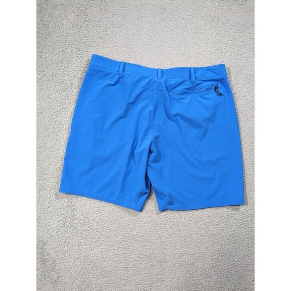 Under Armour Shorts Mens 42 Blue Mantra Fitted Heatgear Fishing Casual Outdoor - Picture 2 of 16